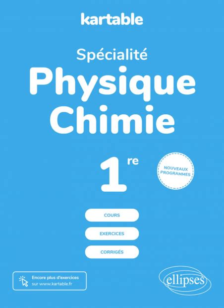 Spécialité Physique Chimie Première Nouveaux Programmes