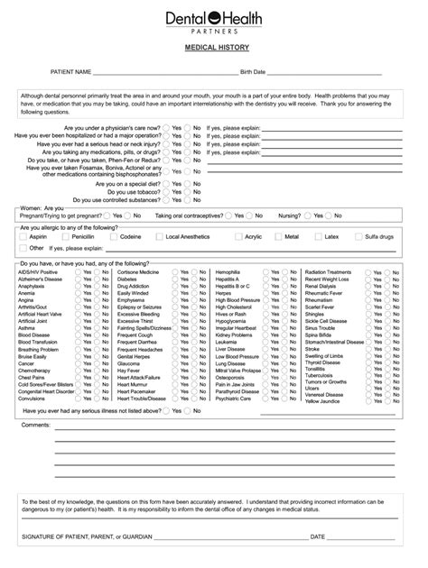 Fillable Medical History Form Fill Online Printable Fillable Blank