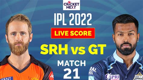 sunrisers hyderabad vs gujarat titans ipl 2022 highlights kane williamson powers srh to eight