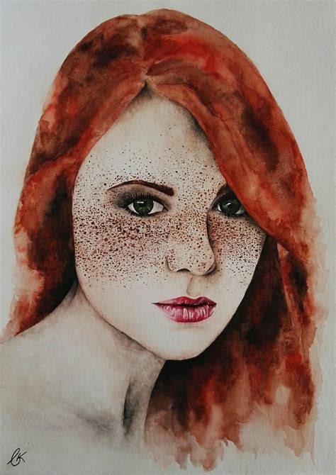 Redhead Watercolour X Cm R Art