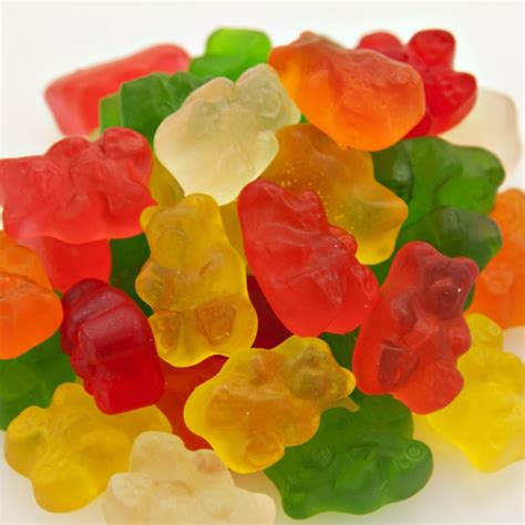 Assorted Flavor Gummi Bears 20lb Bulk Case