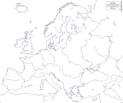 Cartina politica dell'italia da stampare. Cartina Europa Muta Da Stampare Formato A4