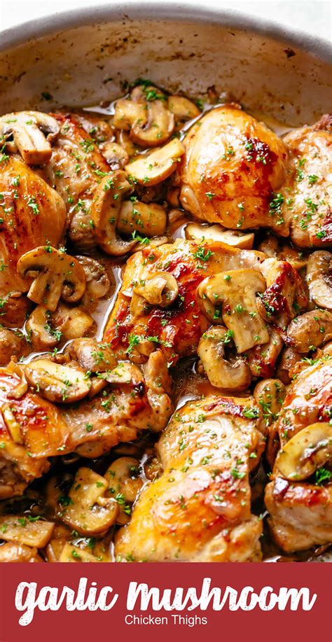 This recipe is from the webb cooks, articles and recipes by robyn webb, courtesy of the american diabetes association. Garlic Mushroom Chicken Thighs Recipes - Best Recipes ...