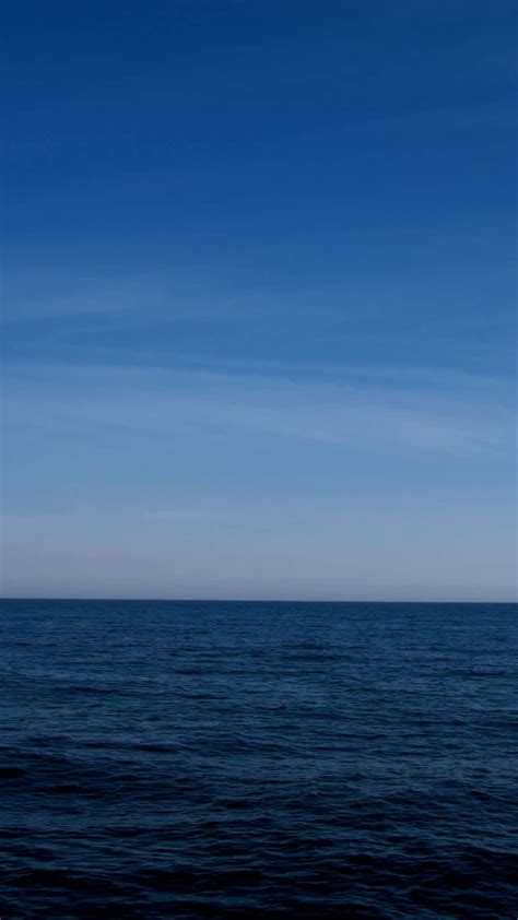 Download Calming Iphone Blue Sea Wallpaper
