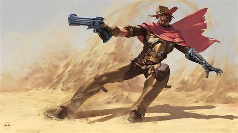 Artstation Mccree 菊艳 祝 Mccree Overwatch Overwatch Mccree