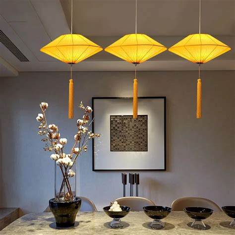 New Chinese Style Antique Restaurant Chandelier Bar Table Lamp Zen Hot