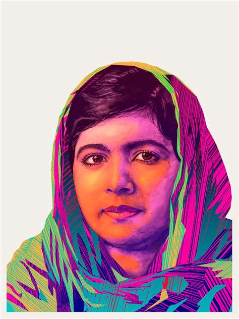 Malala yousafzai became an international symbol of the fight for girls' education after she was shot in 2012 for opposing taliban restrictions on female in 2009, malala had begun writing a blog under a pseudonym about the increasing military activity in her home town and about fears that her school. 18x24in Screenprint of Malala Yousafzai by Wes Winship's ...