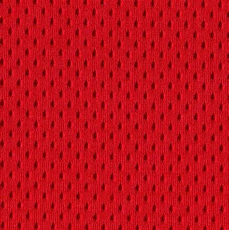 College Pro Football Stretch Mesh Jersey Polyester Fabric Red