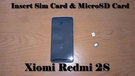 Xiaomi Redmi S How To Insert Sim Card And MicroSD Card YouTube