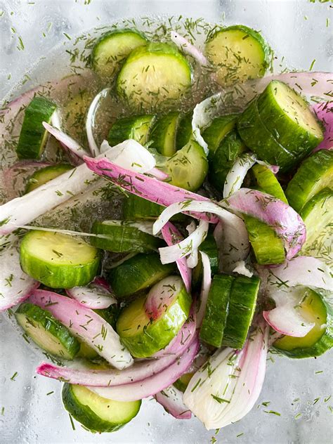 Easy Pickled Cucumber And Red Onion Salad Winniesbalance