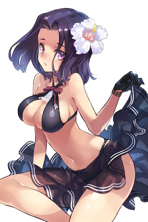 Fondos De Pantalla Tatsuta Kancolle Colecci N Kantai Chicas Anime Bikini Escote X