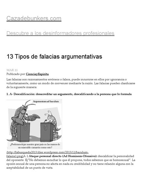 13 Tipos De Falacias Argumentativas Falacia Certeza