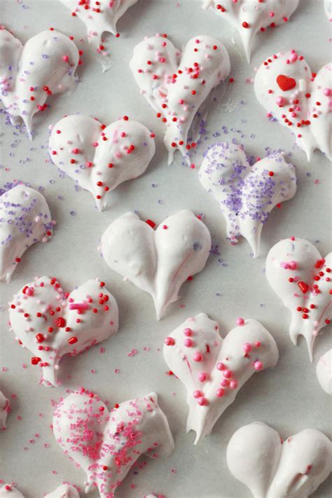 Make Valentine Heart Meringues In Honor Of Design