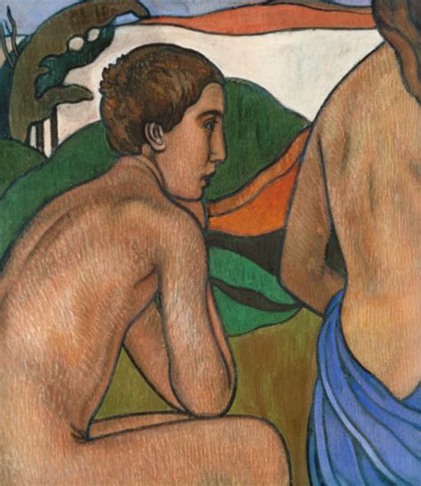 Seated Male Nude In A Landscape Charles Filiger En Reproduction The Best Porn Website