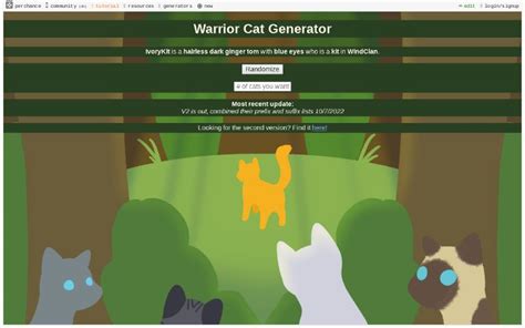 Warrior Cats Name Generator Perchance Cat Meme Stock Pictures And Photos
