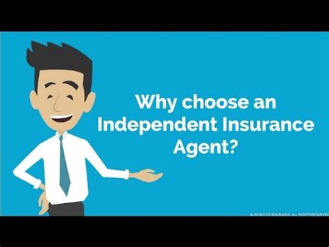 This is subject to the input you are willing to make into it. Why Choose an Independent Insurance Agent? - YouTube
