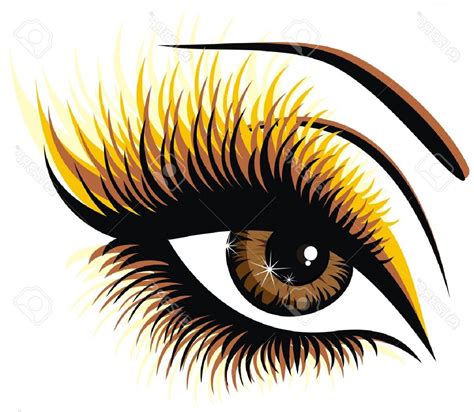 Transparent Cartoon Eyes With Eyelashes The Best Selection Of Royalty