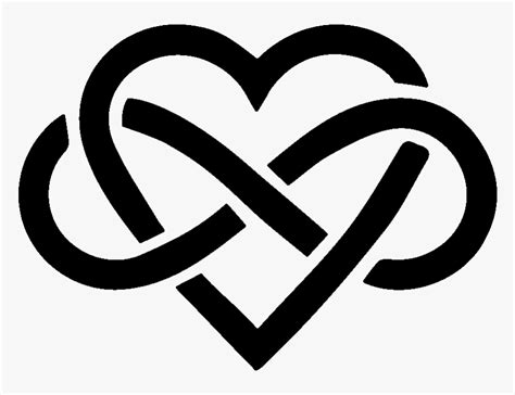 Infinity Sign With Heart Tattoo Heart With Infinity Sign Hd Png
