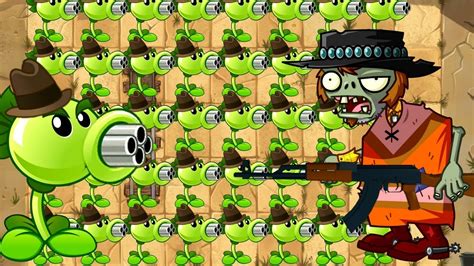 Repeater Vs Ak 47 Plants Vs Zombies Power Up Challenge In Pvz 2