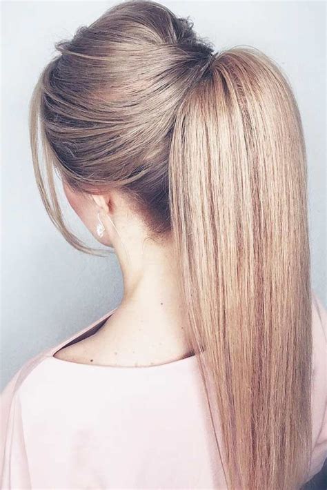 √ Ponytail Hairstyles For Long Straight Hair 80 Lovely Women Ponytail