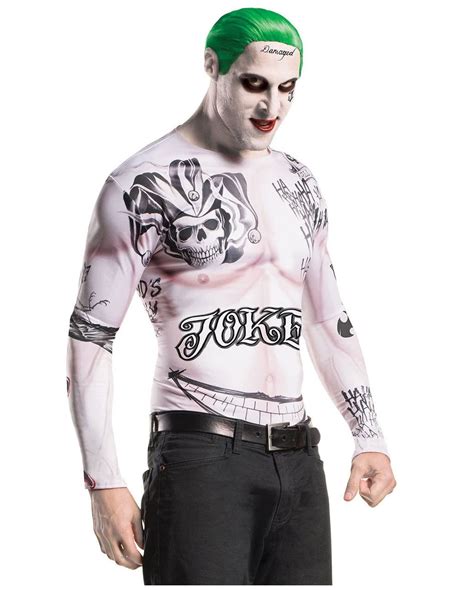 Suicide Squad Joker Costume Set For Halloween Horror