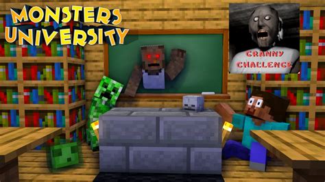 Monster School Epic Horror Granny Challenge Minecraft Animation 13