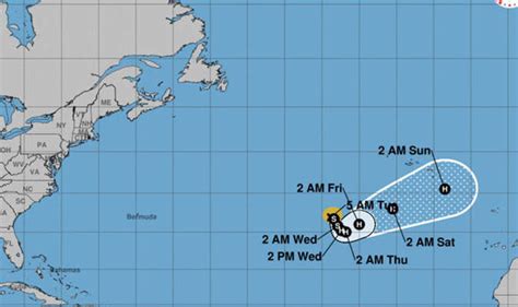 Tropical Storm Ophelia 2017 Path Update Latest Track