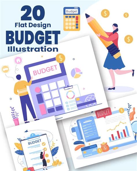 20 Budget Financial To Managing Or Planning Illustration Creative