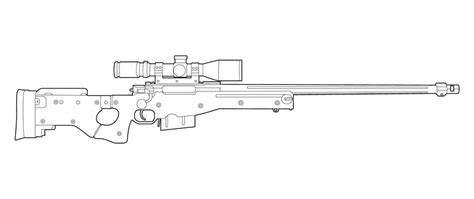 Sniper Rifle Drawing Easy Ridelef