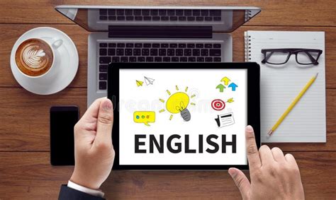 English British England Language Education Stock Illustration