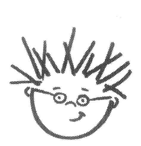 Boyheadcartoon Wears Spectacles And Has Stripes As Hair By Baby