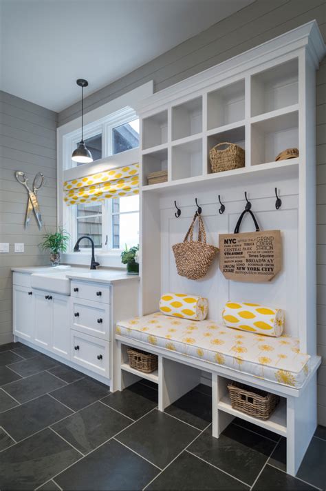 Small Laundry and Mud Room Inspiration | DIY SWANK