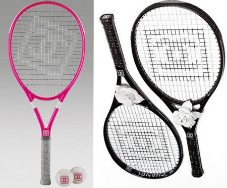 Chanel tennis balls for 650 pounds. Go Tennis With Pink Chanel Racket And Balls - StyleFrizz