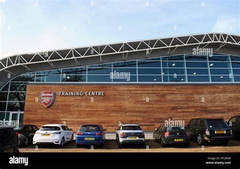 The Words Arsenal Training Centre On A Building Belonging To The