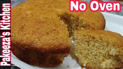 Baking dish or a ring 18 cm in bake the cake for 30 minutes at 350°f, then lower the temperature to 300°f and bake for 30 more minutes. Cake Without Oven | How To Bake Sponge Cake in pressure Cooker | Pakeeza's Kitchen - YouTube