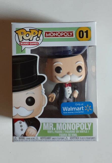 Funko Pop Mr Monopoly Walmart 01 Board Games For Sale Online Ebay