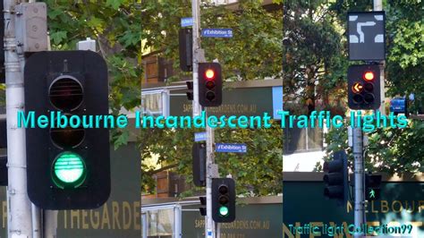 Melbourne Incandescent Traffic Lights Youtube