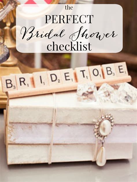 The Perfect Bridal Shower Checklist