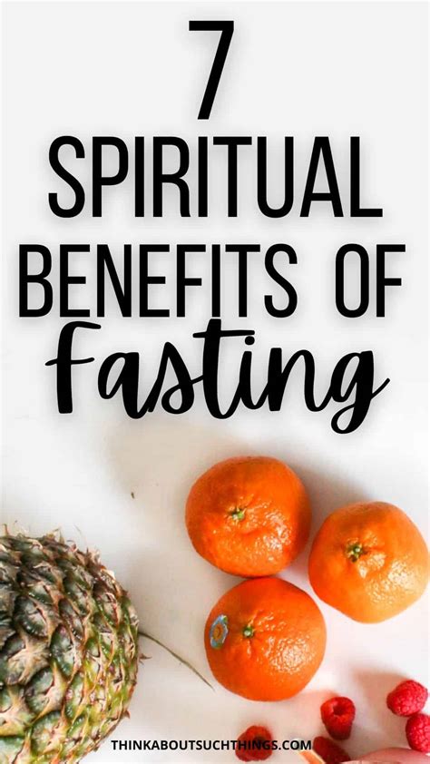 7 Amazing Spiritual Benefits Of Fasting Think About Such Things