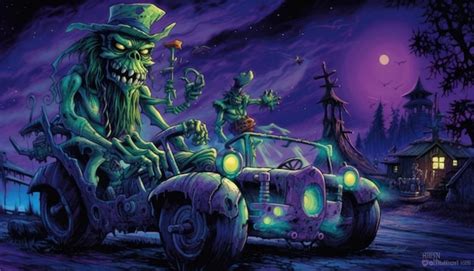 Premium Ai Image Rat Fink Hot Rod Monster Character Art In The Style Of Artist Ed Big Daddy Roth