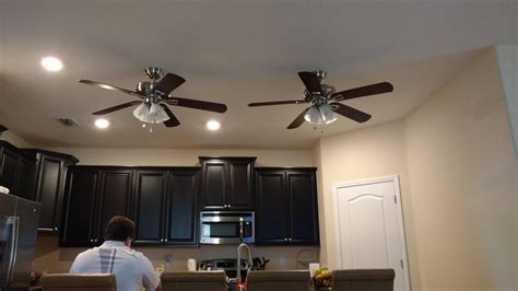 Ceiling Fan In Kitchen 4 Light Ceiling Fan