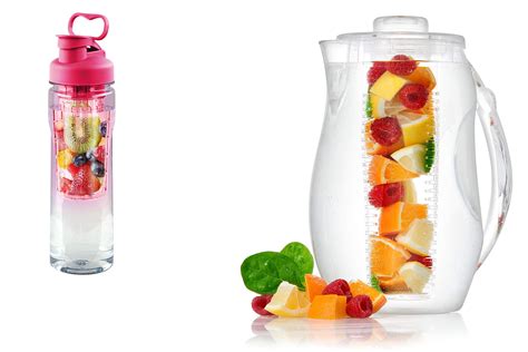 Tritan Fruit Infuser Water Bottle And Fruit Infuser Water Pitcher