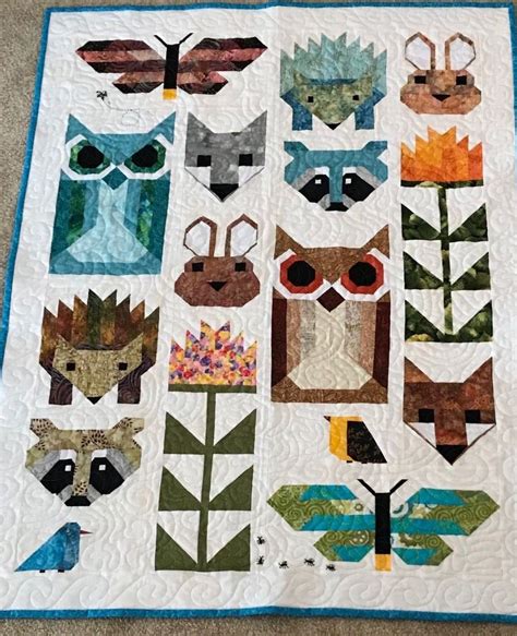 One Of The Two Baby Quilts Kathy Brockway Made For Twins Animal