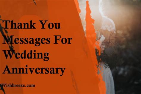 50 Thank You Messages Wishes And Captions For Wedding Anniversary