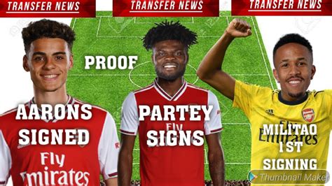 arsenal transfer news today live aarons partey militao 3 latest signings youtube