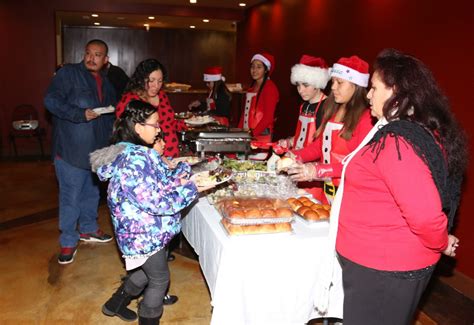 County And Volunteers Host Annual Christmas Dinner For Homeless