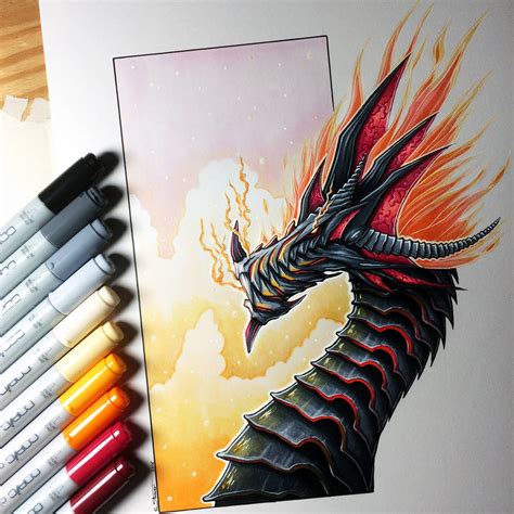 Fire Dragon Drawing At Explore Collection Of Fire