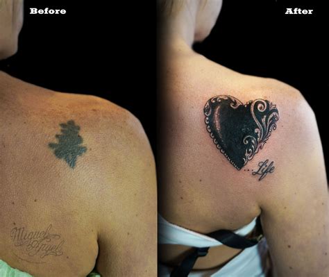 Love Heart Custom Tattoo Black Tattoo Cover Up Cover Tattoo Cover