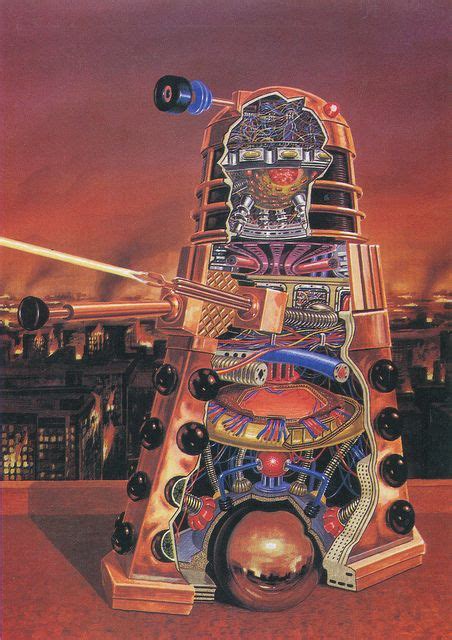 The Anatomy Of A Dalek Doctor Who Art Doctor Who Assistants Classic