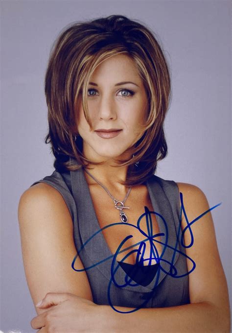 Autograph Signed Jennifer Aniston Photo